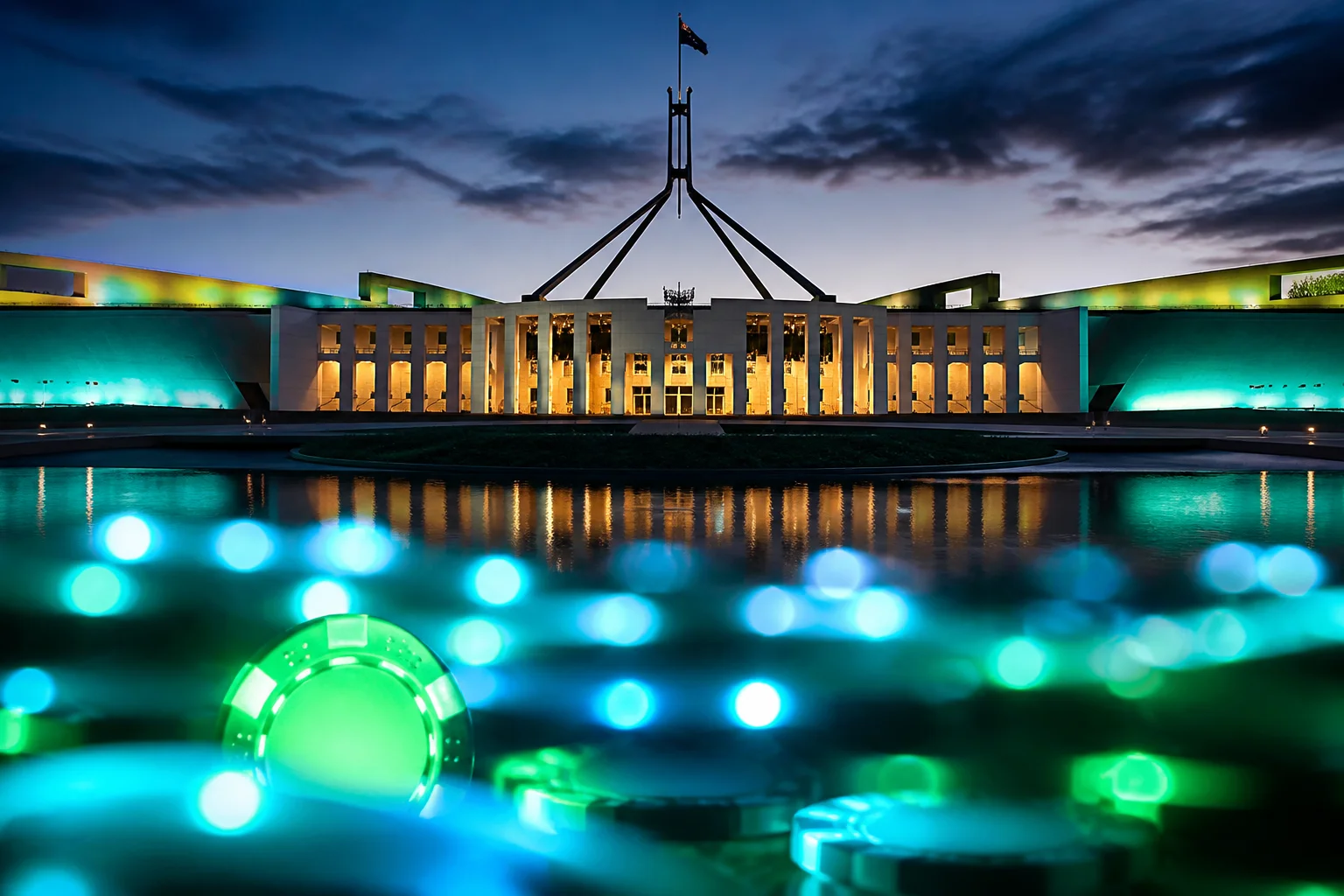 Editorial city guide graphic for Bizzo Casino readers in Canberra, ACT