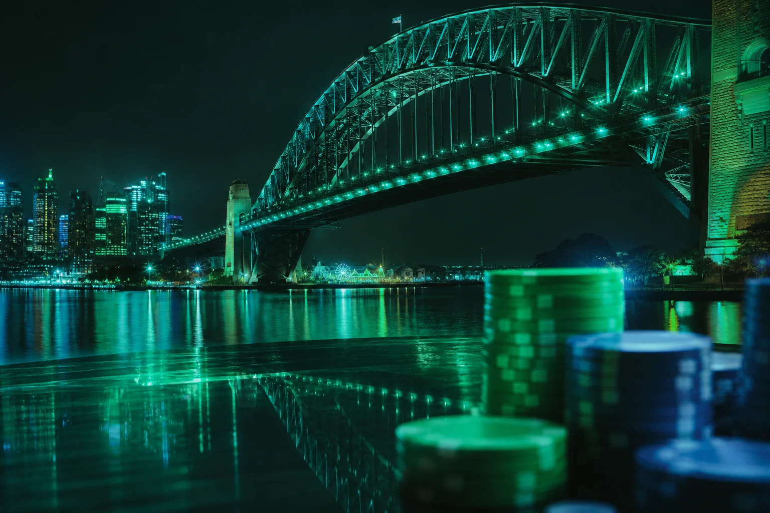 Editorial city guide graphic for Bizzo Casino readers in Sydney, NSW