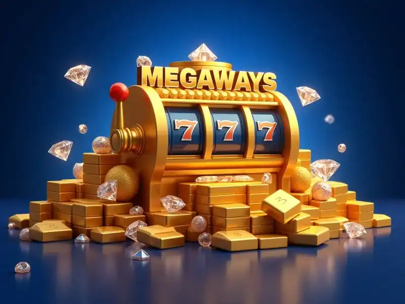 Luxury Gold Megaways pokie artwork at Bizzo Casino